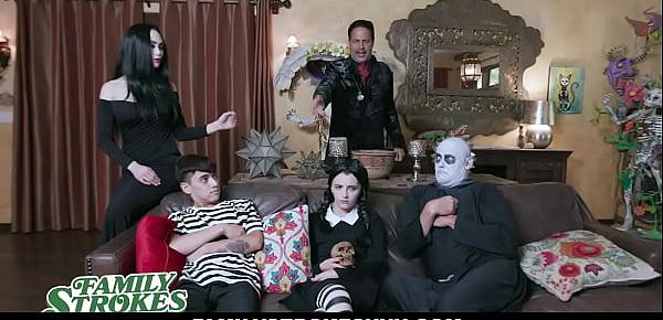  Audrey Noir,Kate Bloom- Addams Family XXX Parody
